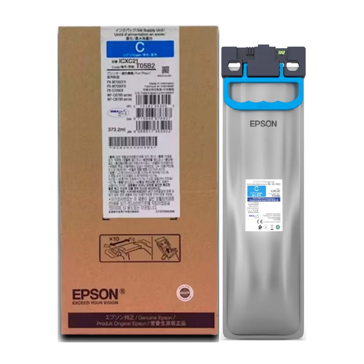 EPSON - Tinta Epson T05B2 Cian T05B200 - 3732ml