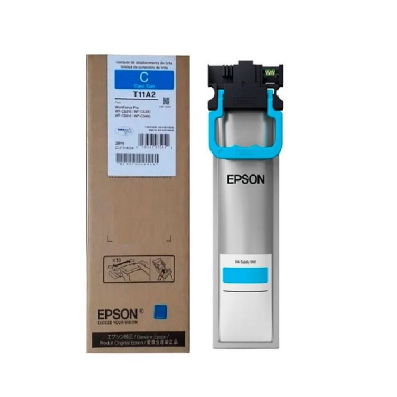 EPSON - Tinta Epson T11A2 Cian T11A220 WF C5810 C5890 C5891 - 39ml