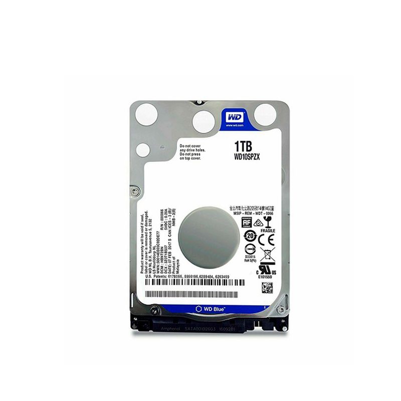 WESTERN DIGITAL - DISCO DURO WESTERN DIGITAL BLUE 1TB, SATA 6 GB/S, 2.5" P/N: WD10SPZX