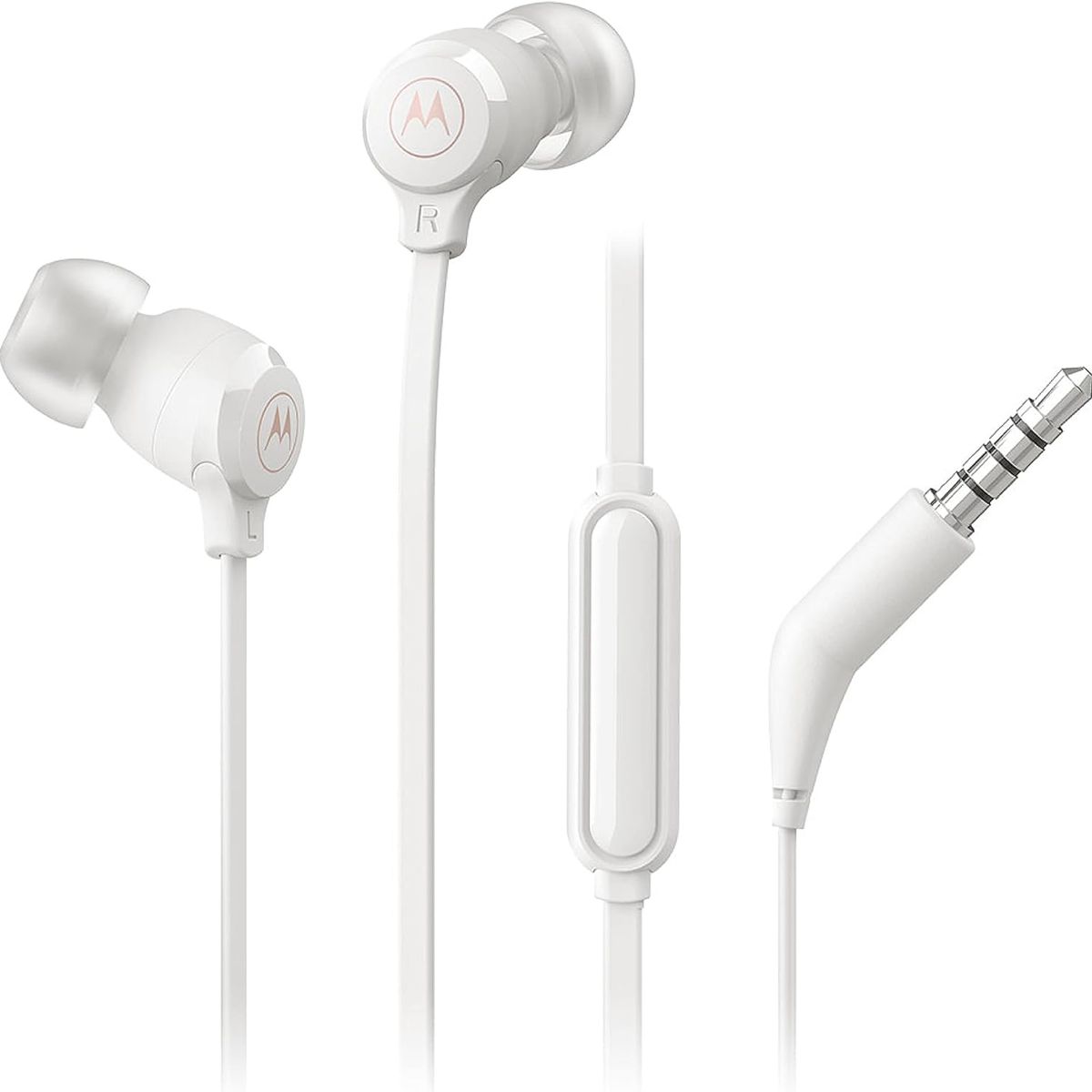 MOTOROLA - Audífonos Motorola IN EAR Wired C-Micro Earbuds 3-S - Blanco