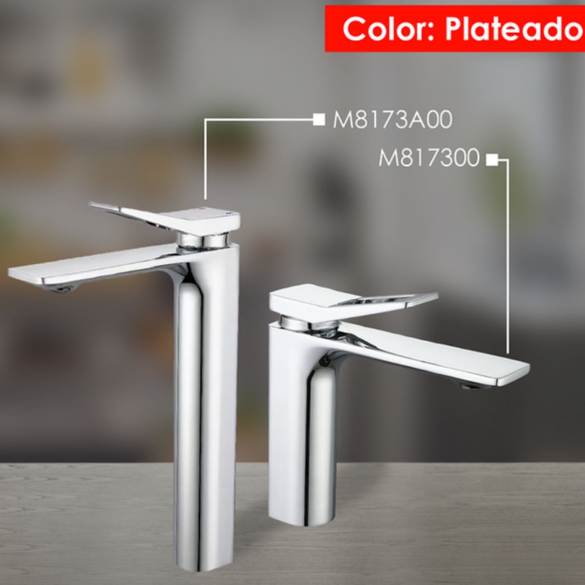 GENERICO - Mescladora para Baño en Bronce Cromado