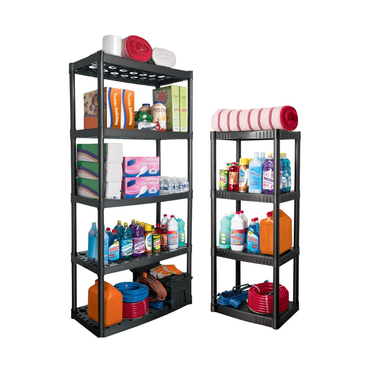 TRUPER - Combo Estante 5 repisas Truper + estante 4 repisas Pretul