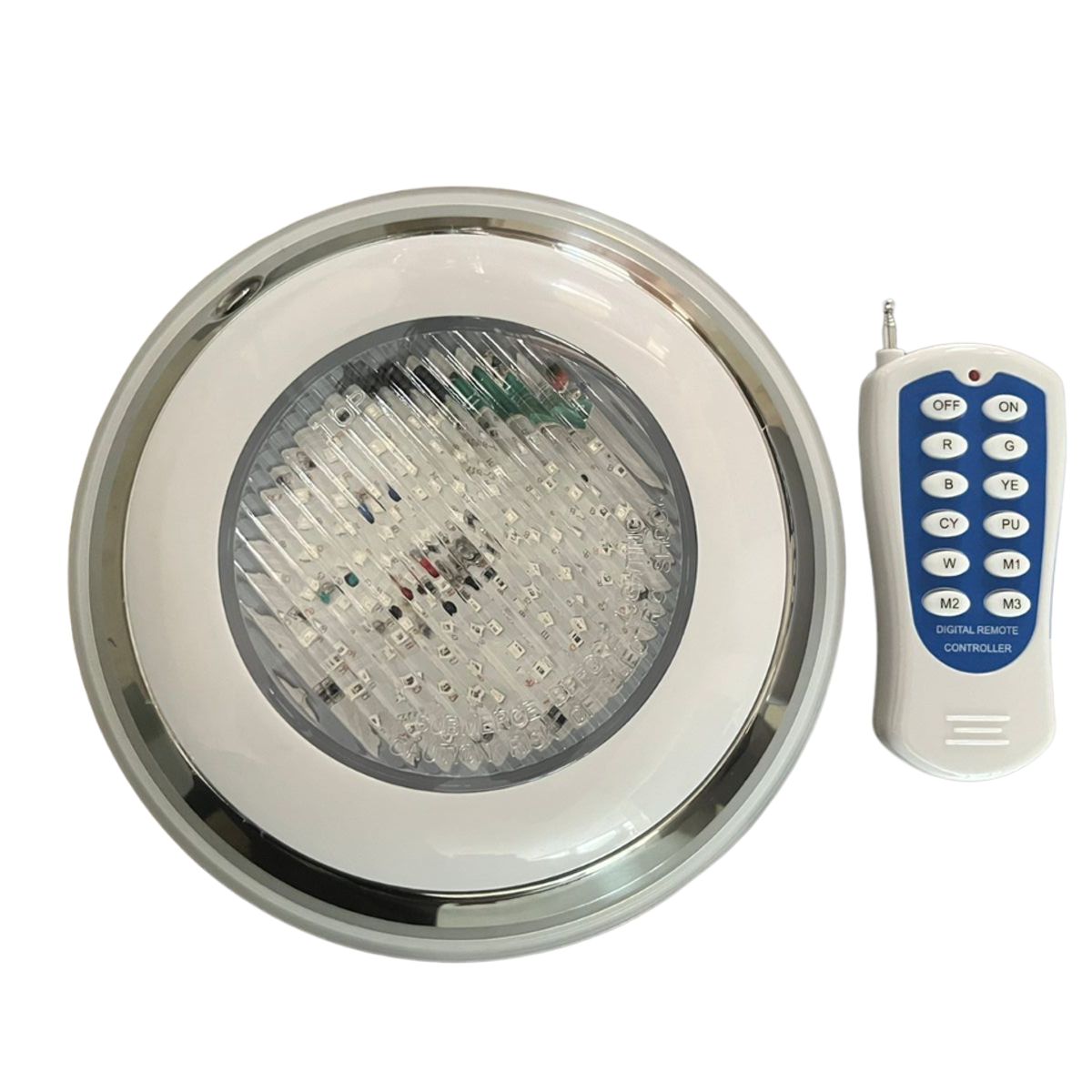 GENERICO - Reflector de piscina acero inox 12W LED color RGB marca Pool System