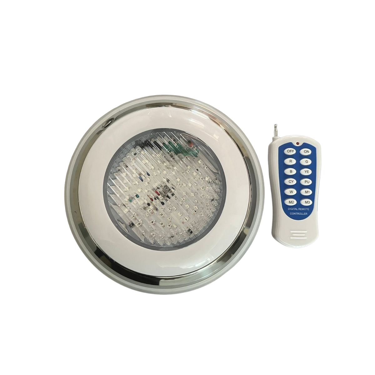 GENERICO - Reflector de piscina acero inox 12W LED color RGB marca Pool System