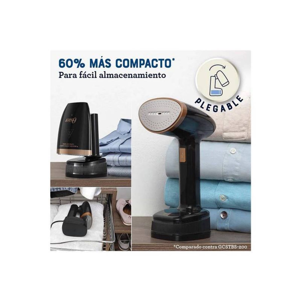 OSTER - Vaporizador De Prendas OSTER negro GCSTFS300