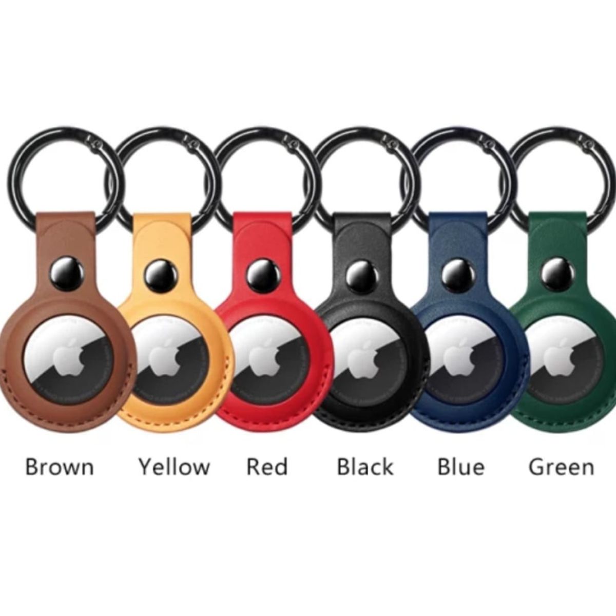 OEM - Funda para AirTag color MARRON Pack x2