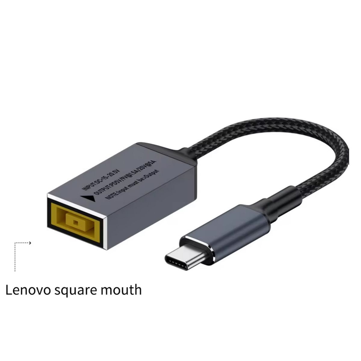 GENERICO - Adaptador Para Cargador Lenovo a Tipo C - Punta USB Hasta 100W