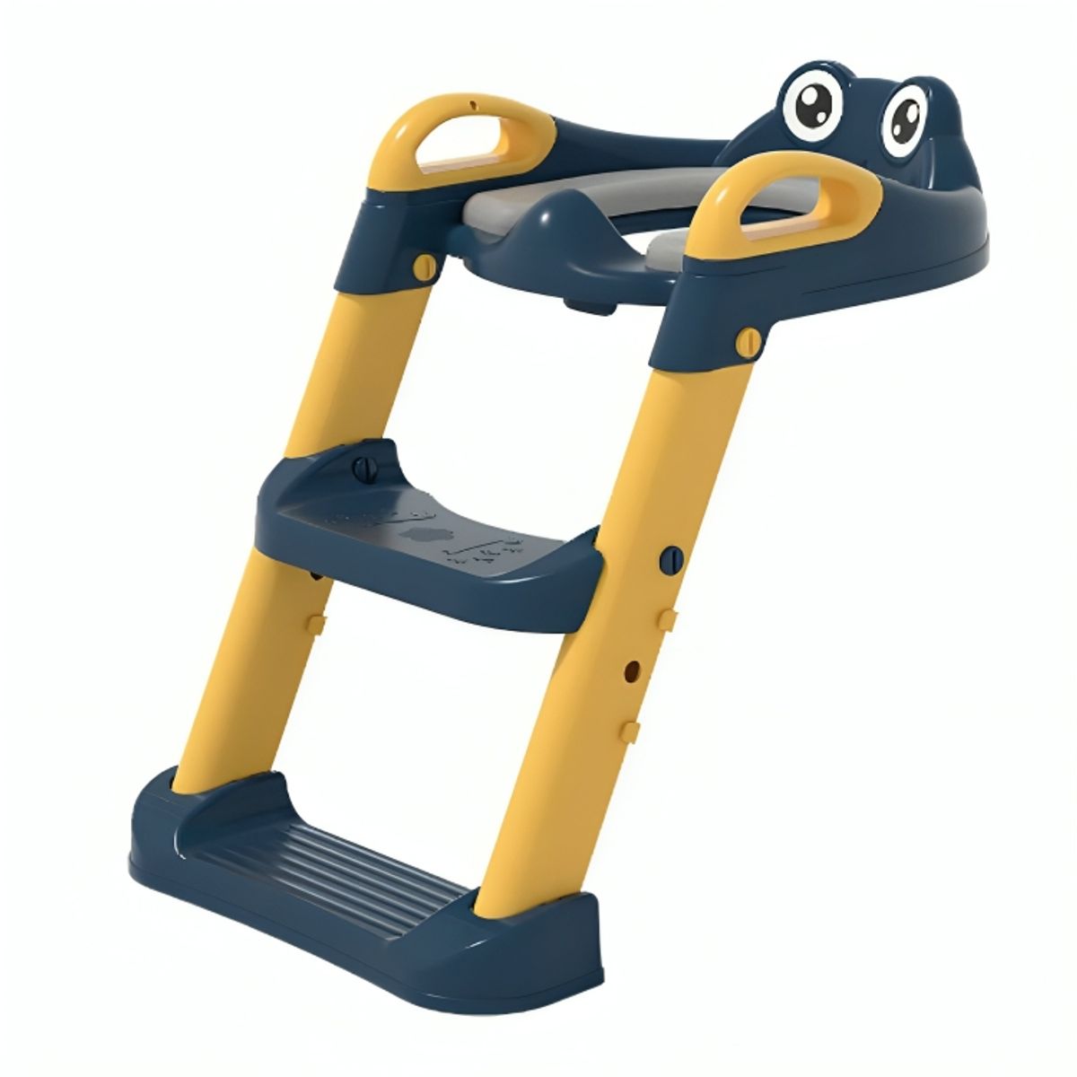 GENERICO - Escalera Con Asiento Incorporado Para Ir Al Baño Para Niños