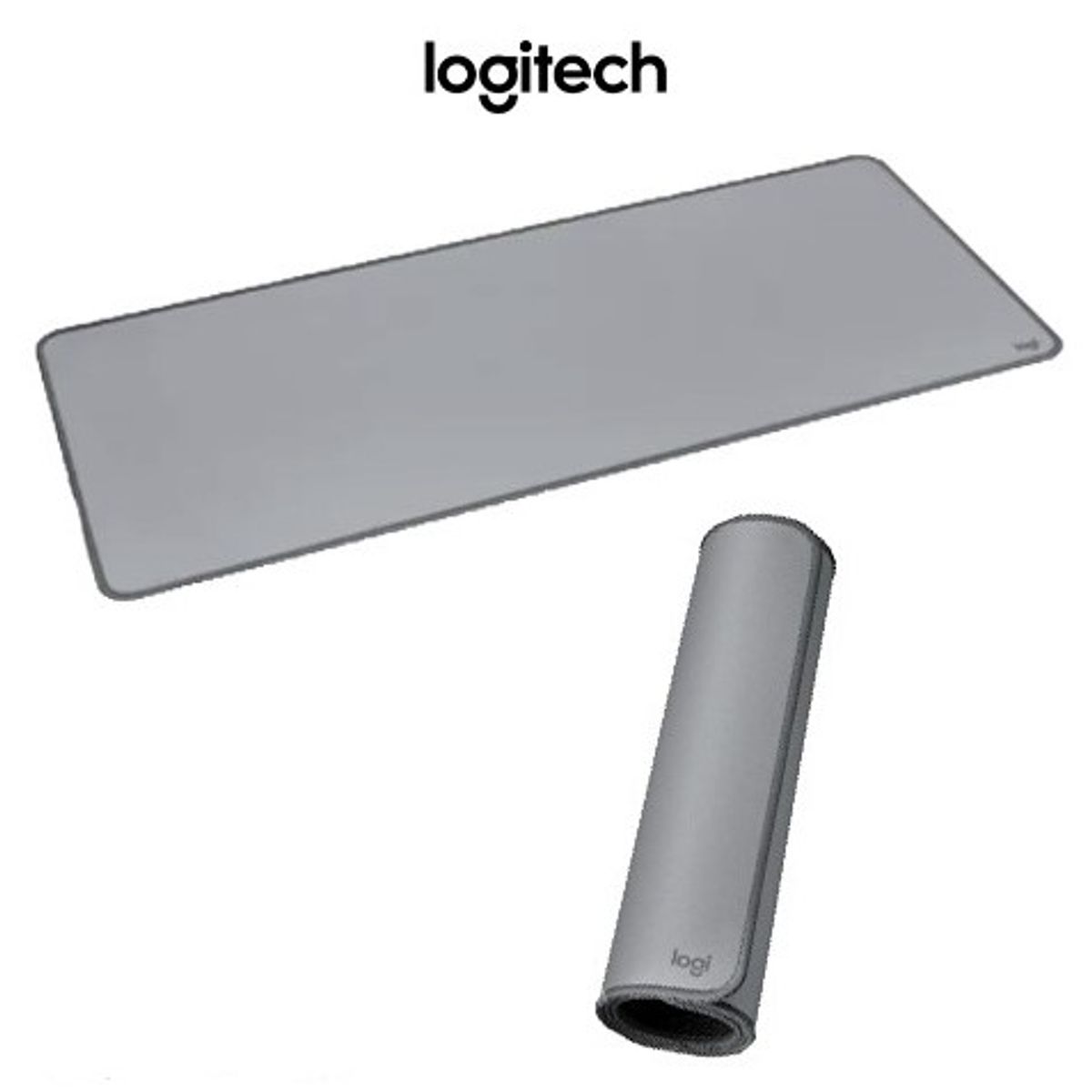 LOGITECH - Pad Mouse Logitech De Escritorio Anti-Salpicadura Color Gris