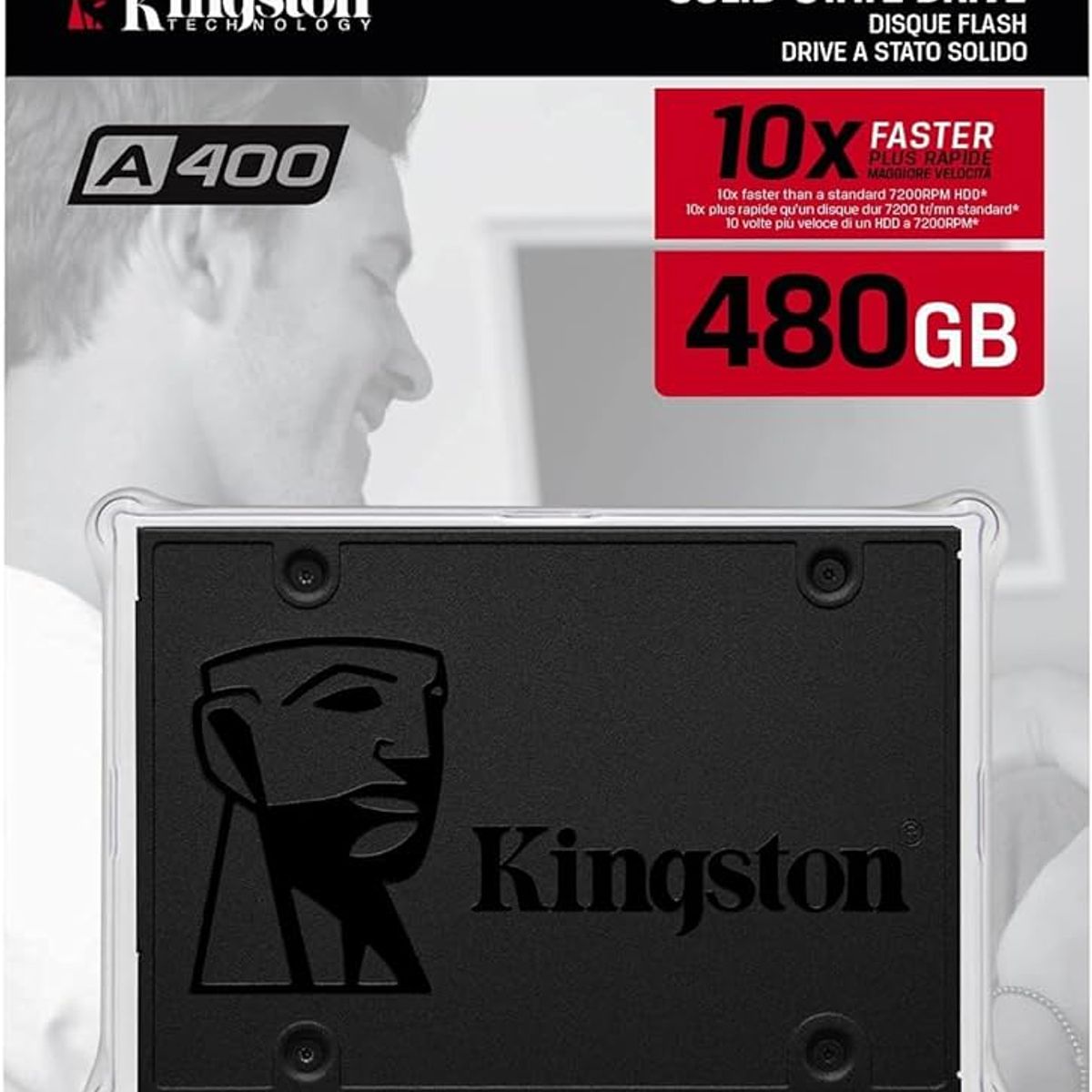 KINGSTON - DISCO DURO SOLIDO DE 480 GB SATA KINGSTON A400