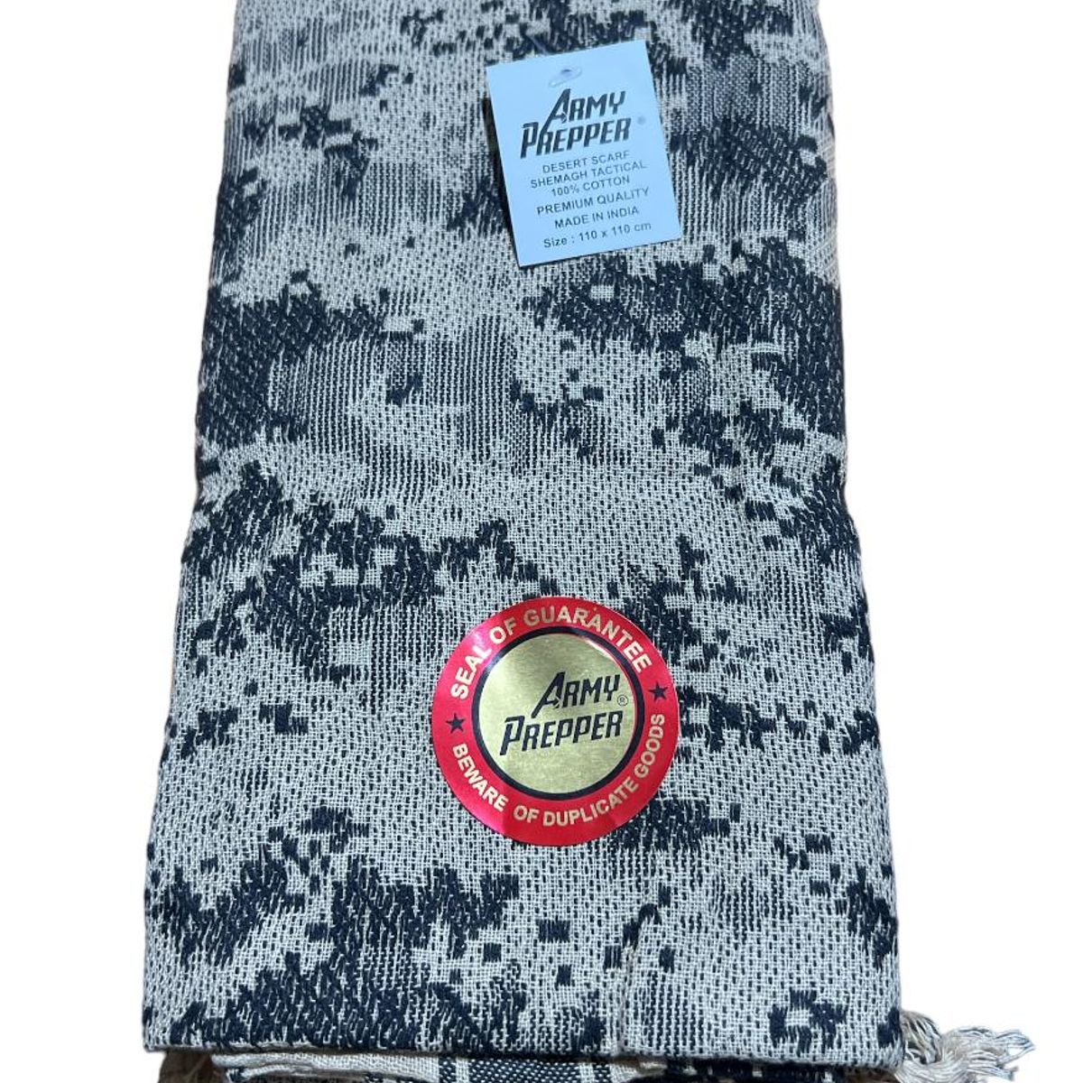 ARMY PREPPER - Bufanda 100 algodon shemagh beige digital trekking_.