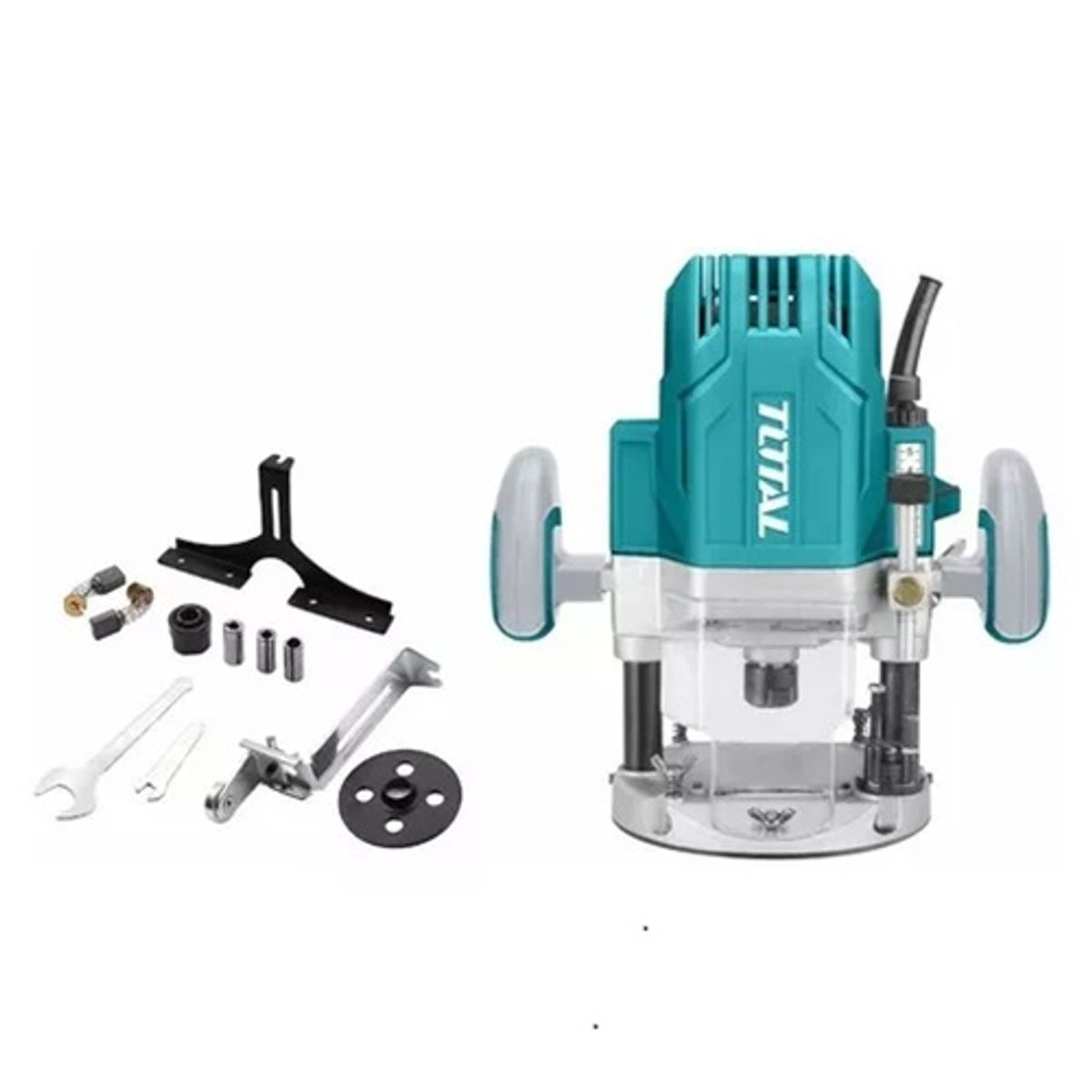 TOTAL TOOLS - RUTEADORA FRESADORA INDUSTRIAL 1600W CANTEADORA  TOTAL - TR111216