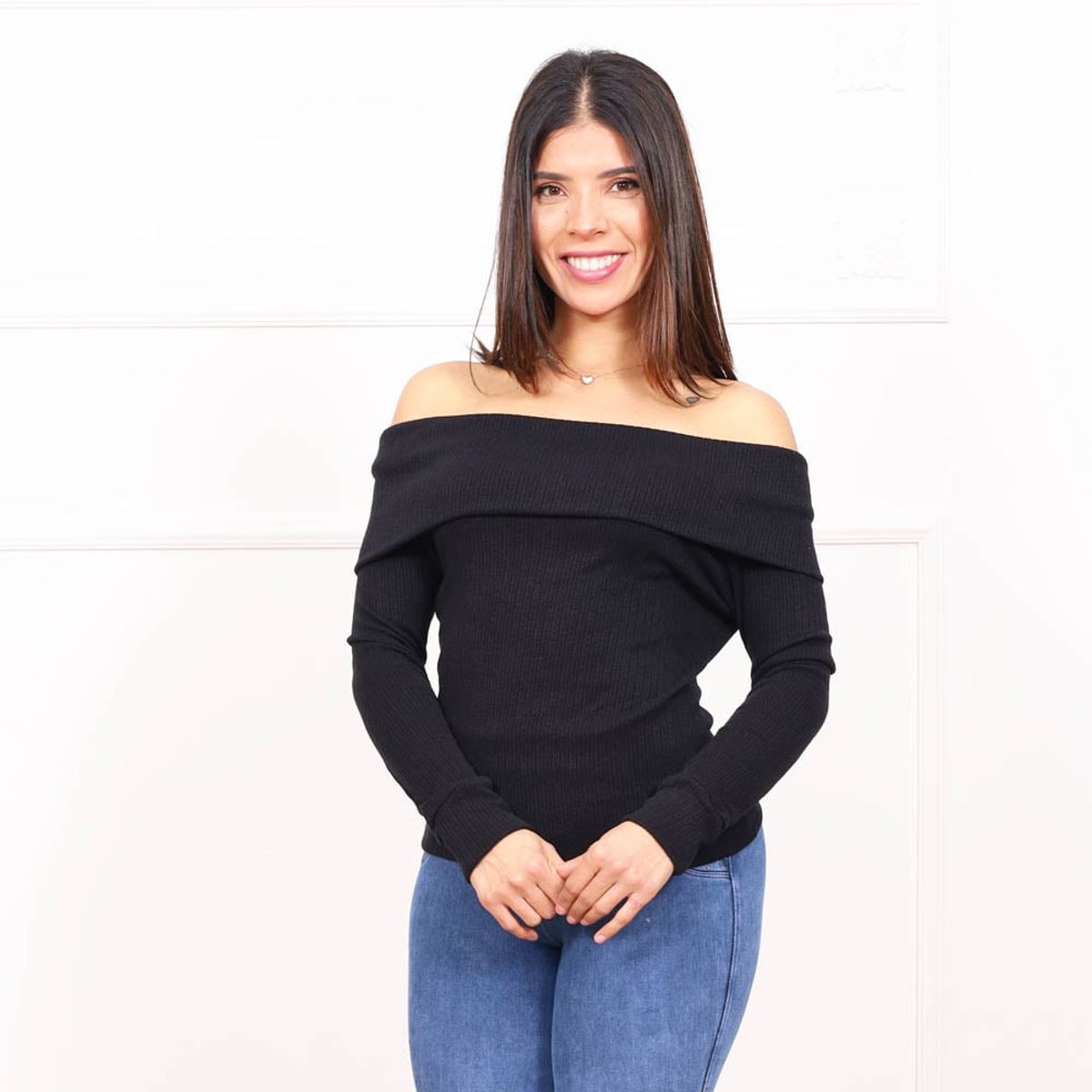 GENERICO - Sueter Alice Mujer Negro Amaris