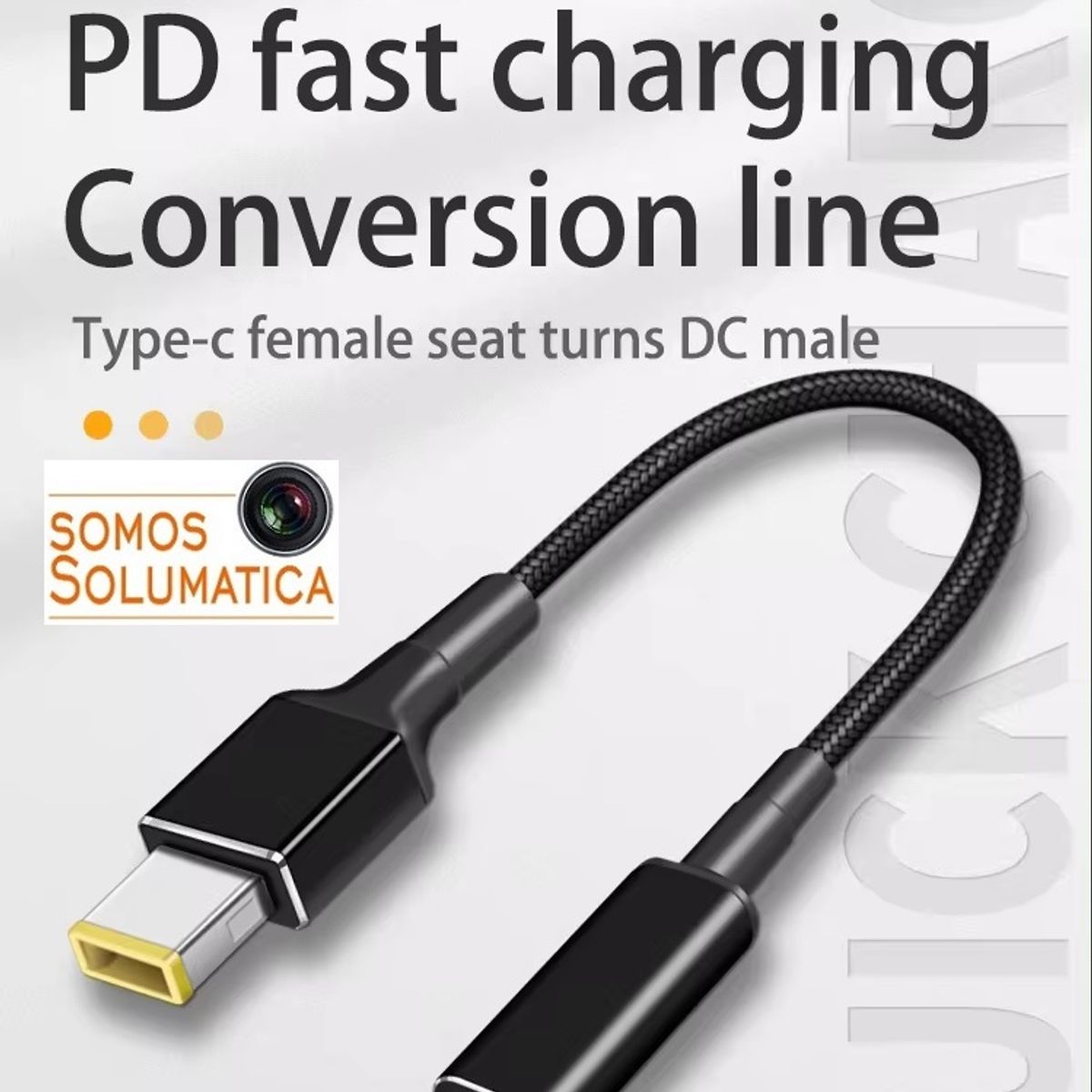 GENERICO - Cargador Para Lenovo - Adaptador Tipo C - Punta USB Hasta 100W