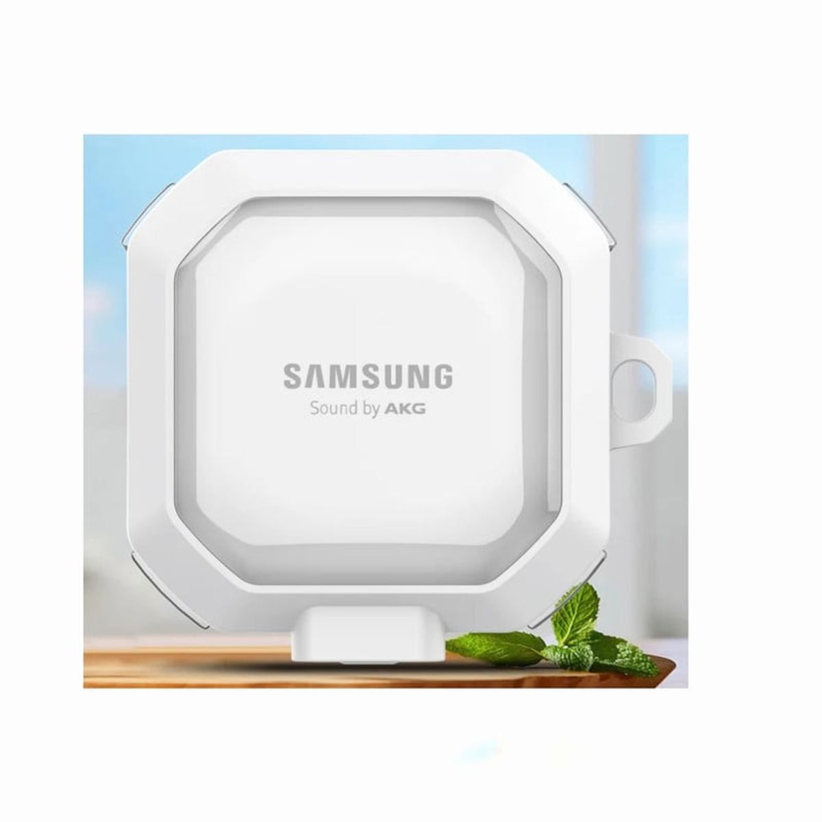 GENERICO - Case o Cover Transparente Para Samsung Buds 2 - Blanco
