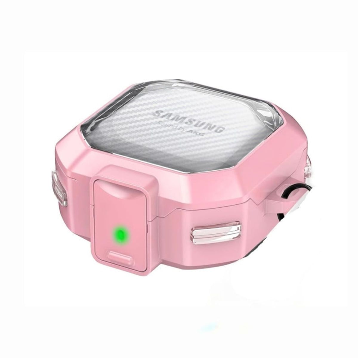GENERICO - Case o Cover Transparente Para Samsung Buds 2 Pro - Rosa