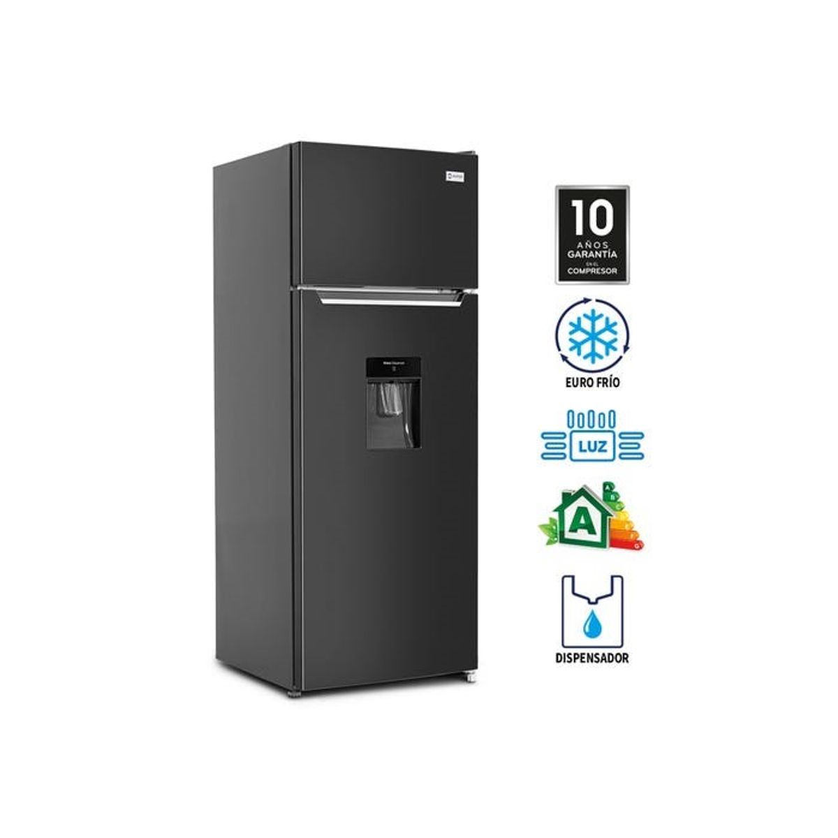 MIRAY - Refrigeradora Miray Top Freezer Eurofrío Capacidad 211 Litros RM-211HD