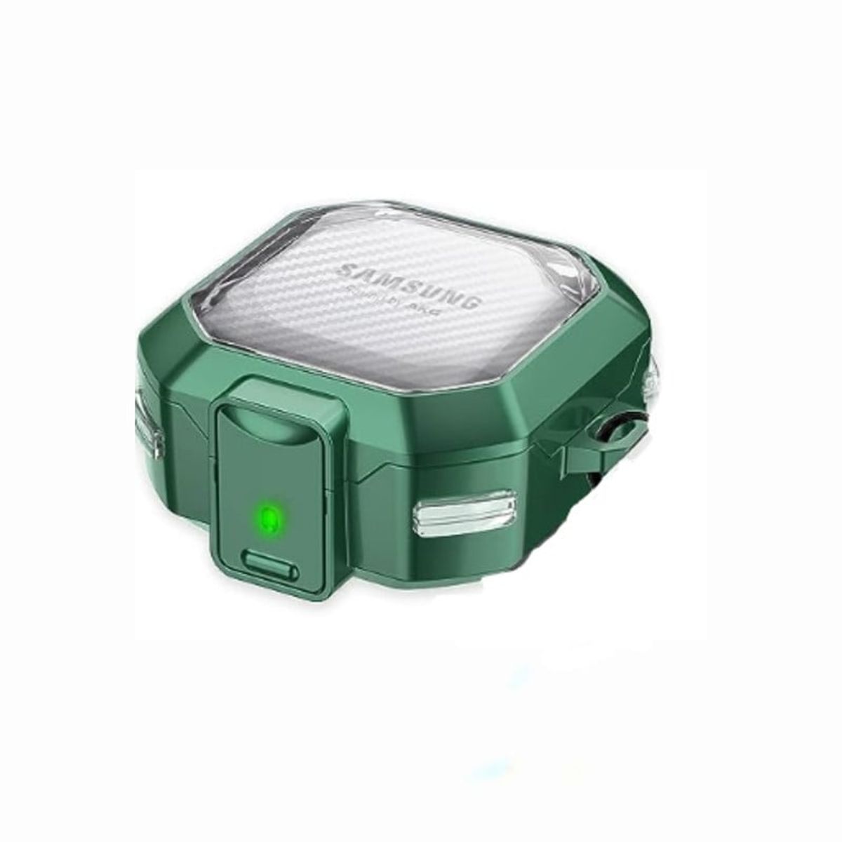 GENERICO - Case o Cover Transparente Para Samsung Buds FE - Verde