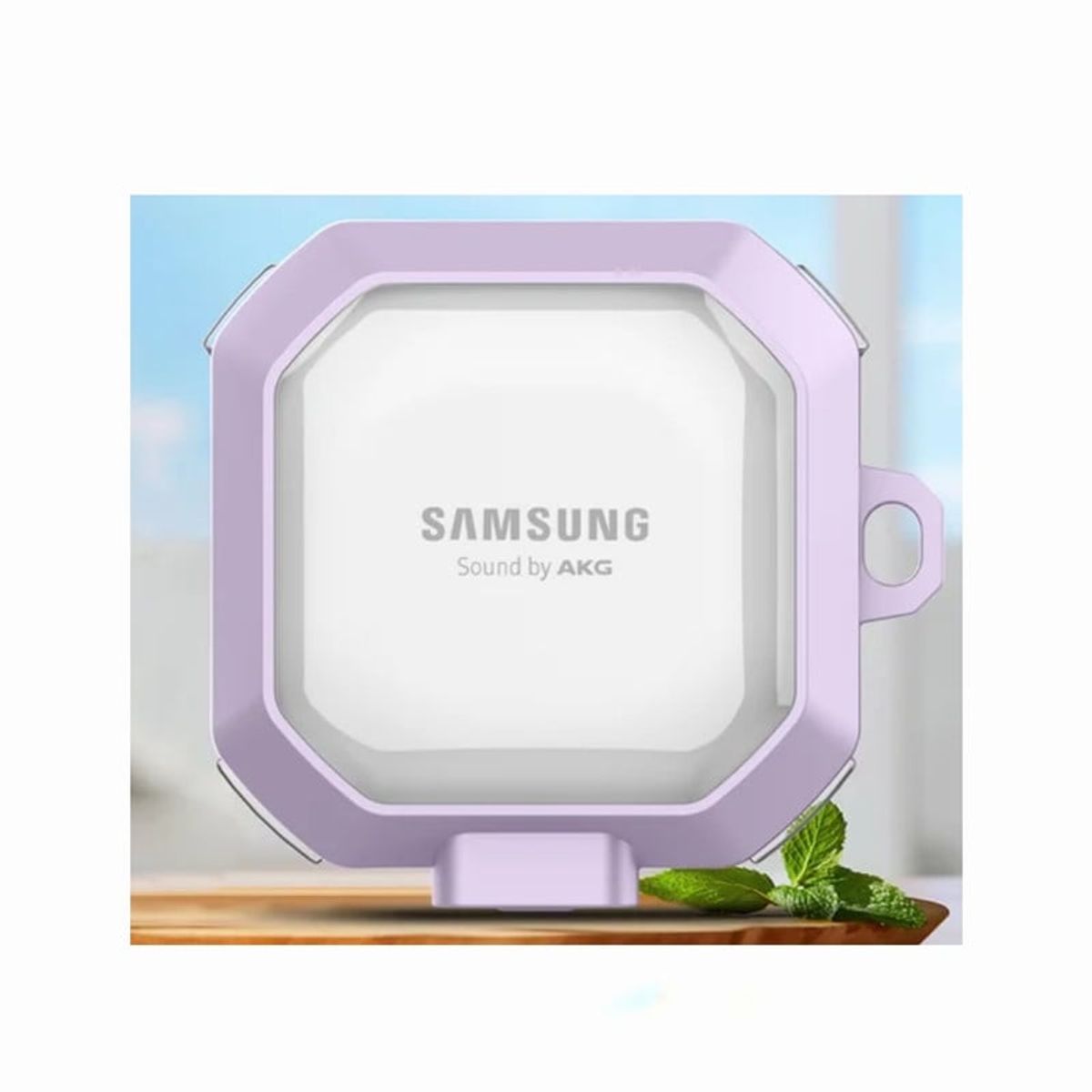 GENERICO - Case o Cover Transparente Para Samsung Buds 2 - Lila