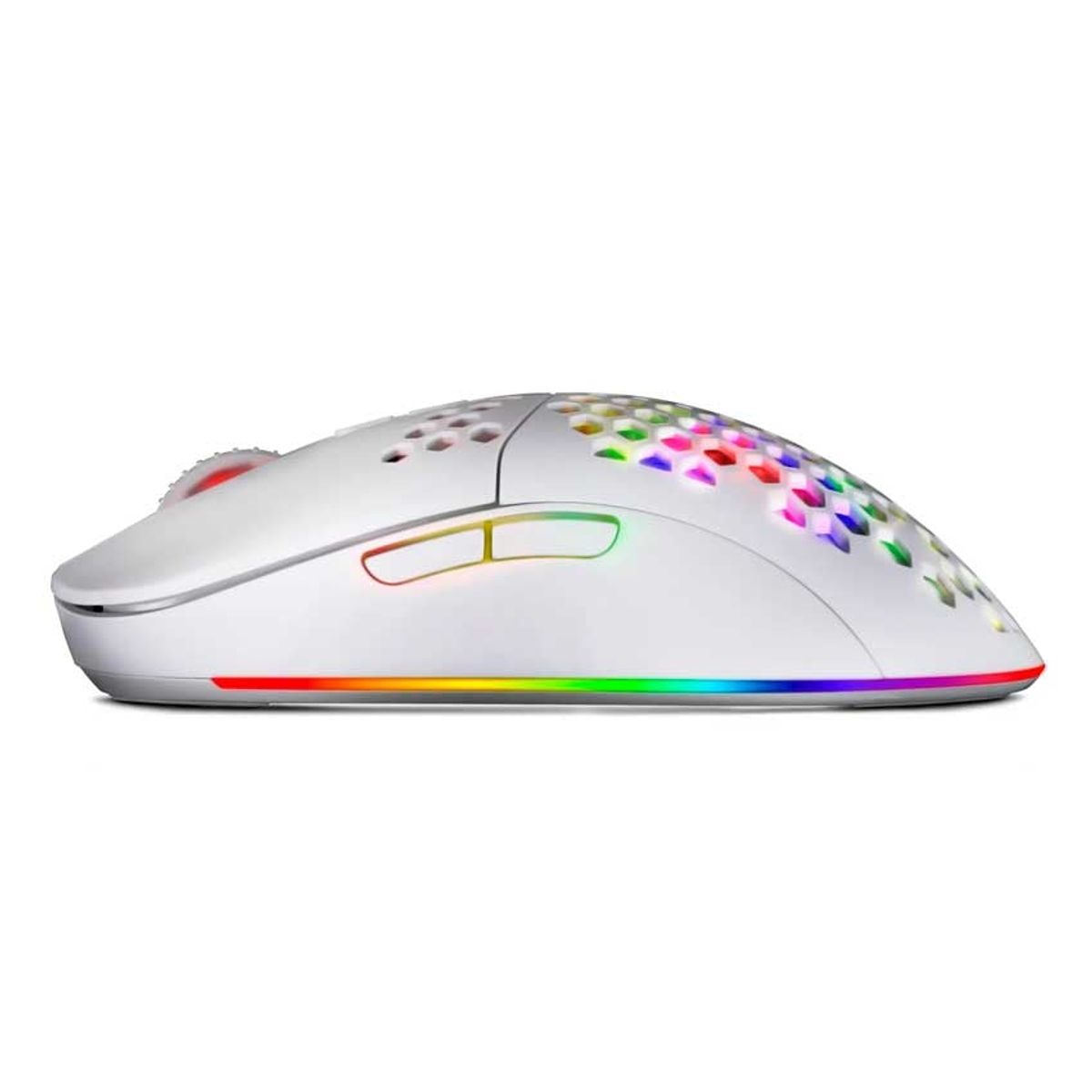 MICRONICS - Mouse MICRONICS WARRIOR RX MICGM828RX Inalambrico 1600 Dpi Rgb Blanco