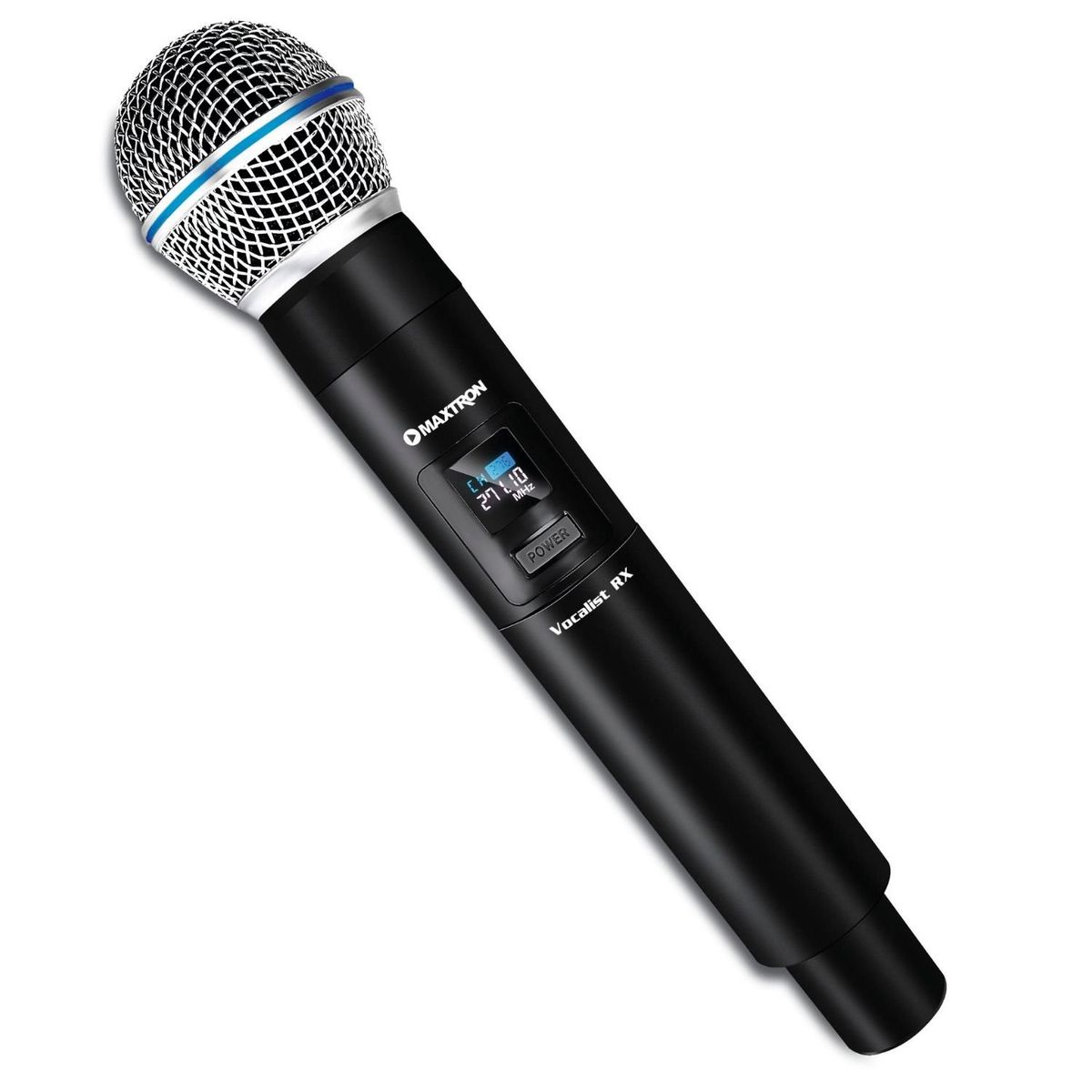 MAXTRON - Micrófono Maxtron MX738RX Vocalist VHF Recargable Tipo C