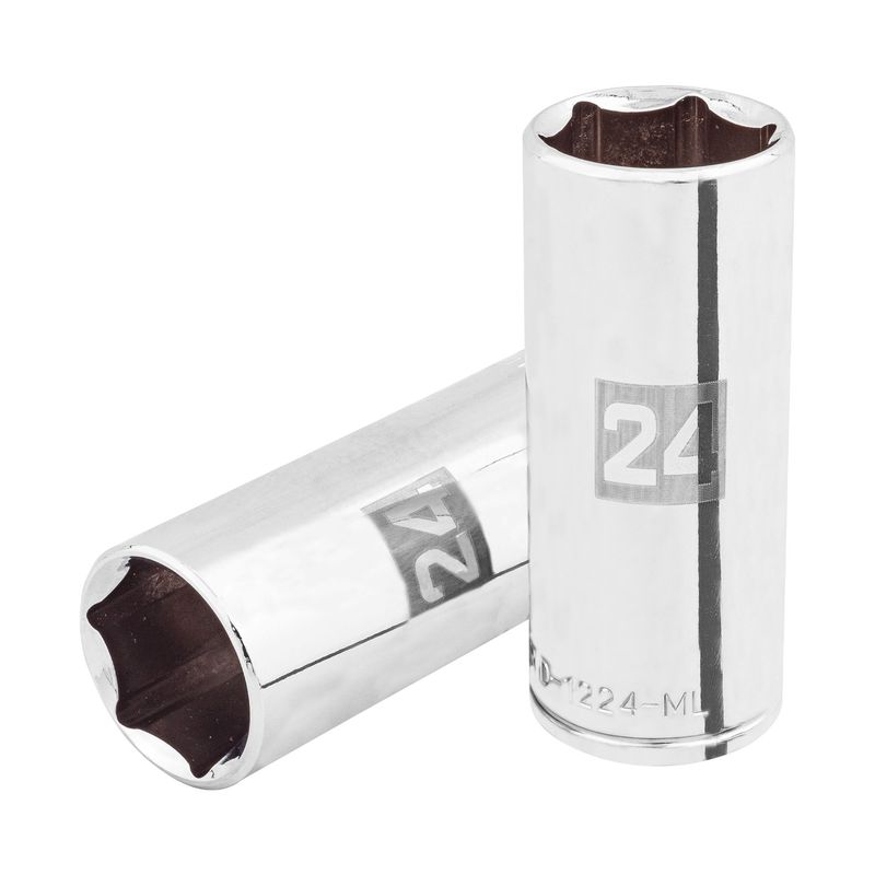 TRUPER - Dado tubular hexagonal encastre 12 de 24 mm Truper