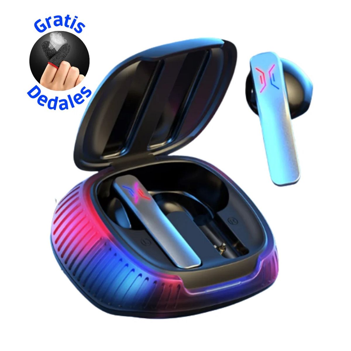 GENERICO - AUDIFONOS BLUETOOTH B18 CON ILUMINACIÓN LED