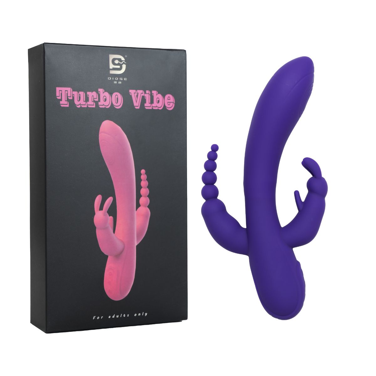 GENERICO - Vibrador Dildo Multifuncional de Estimulación Clítoris - Morado
