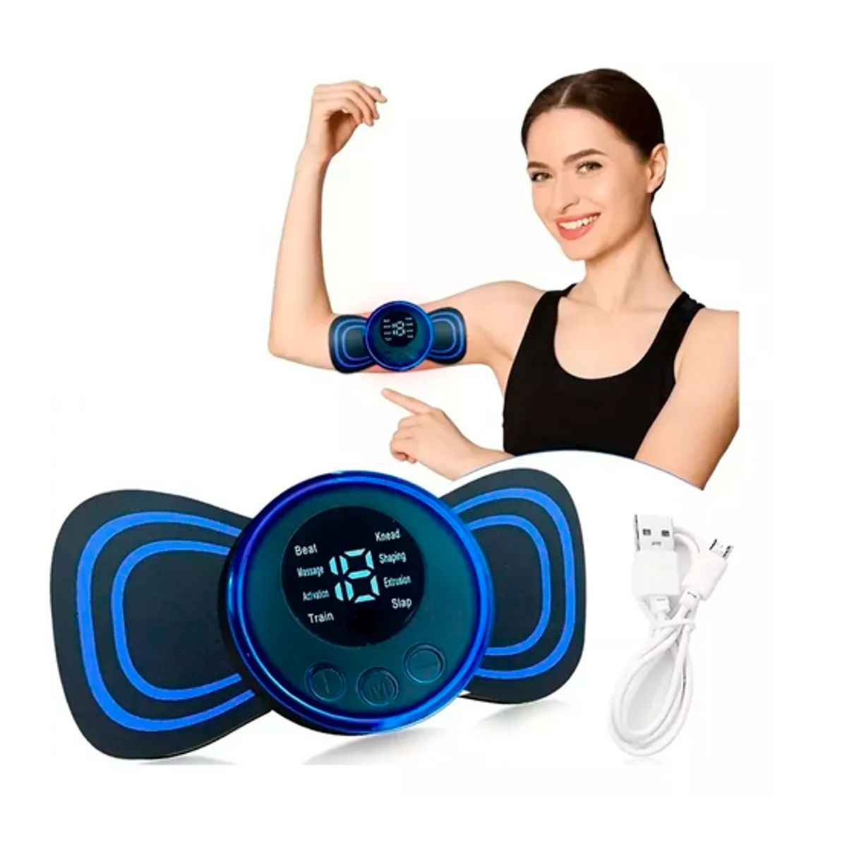 GENERICO - Relajante Muscular Electrónico Anti Estrés Masajeador