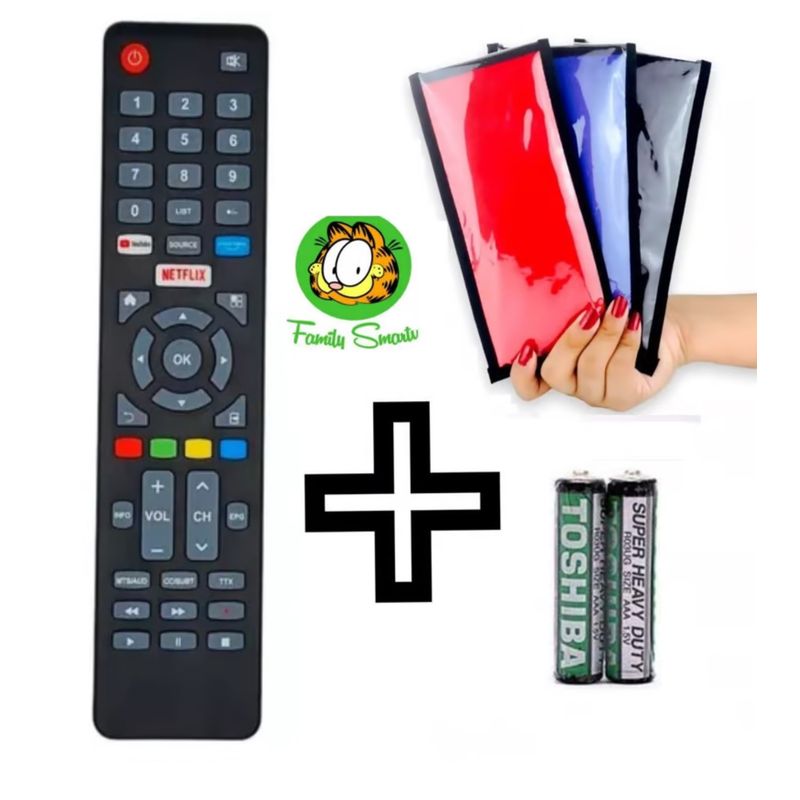 UNIVERSAL - Control Remoto Para Tv Smart Jvc Modelo Rm-c3287  Funda