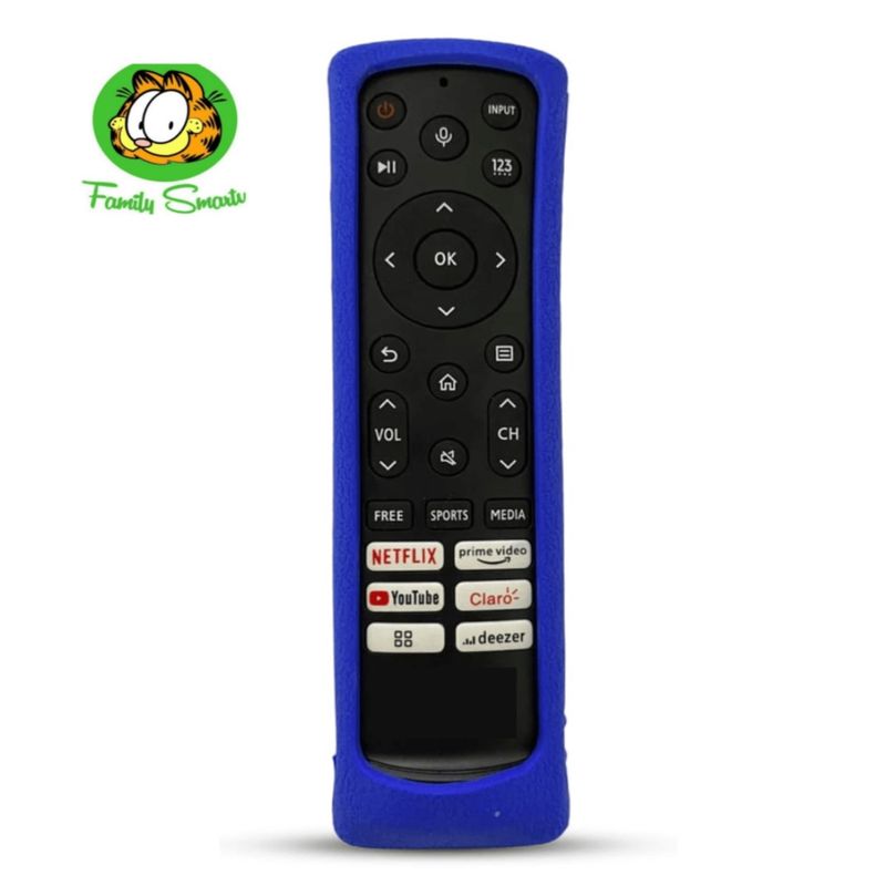 SIKAI - Funda de silicona para Control remoto Hisense Nuevo Azul