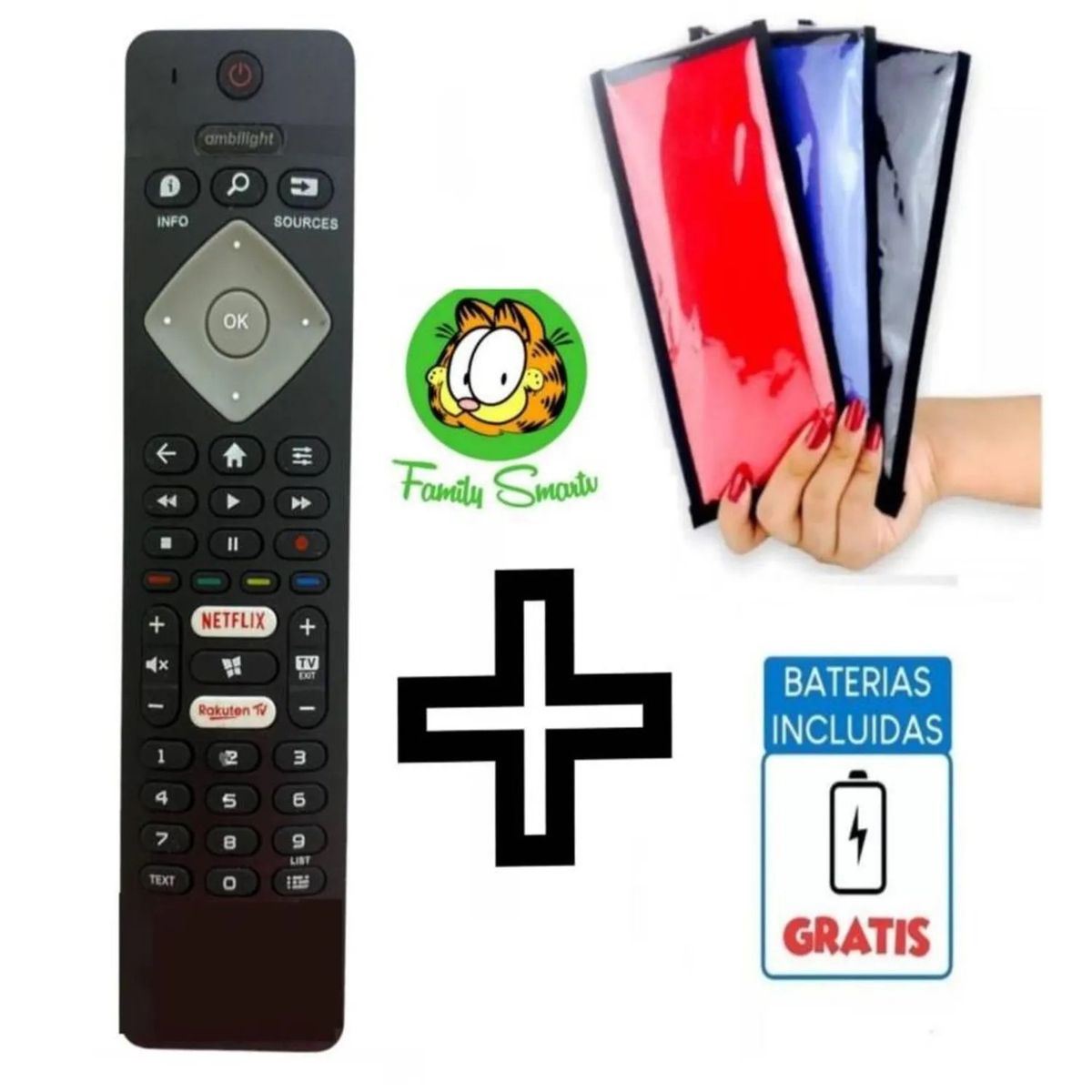 UNIVERSAL - Control Remoto Para Tv Philips Smart  Funda