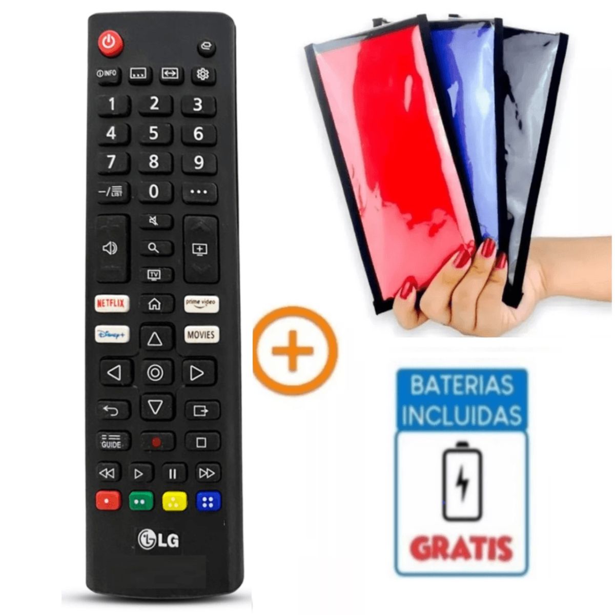 UNIVERSAL - Control Remoto LG Led Smart tv 4k  Funda