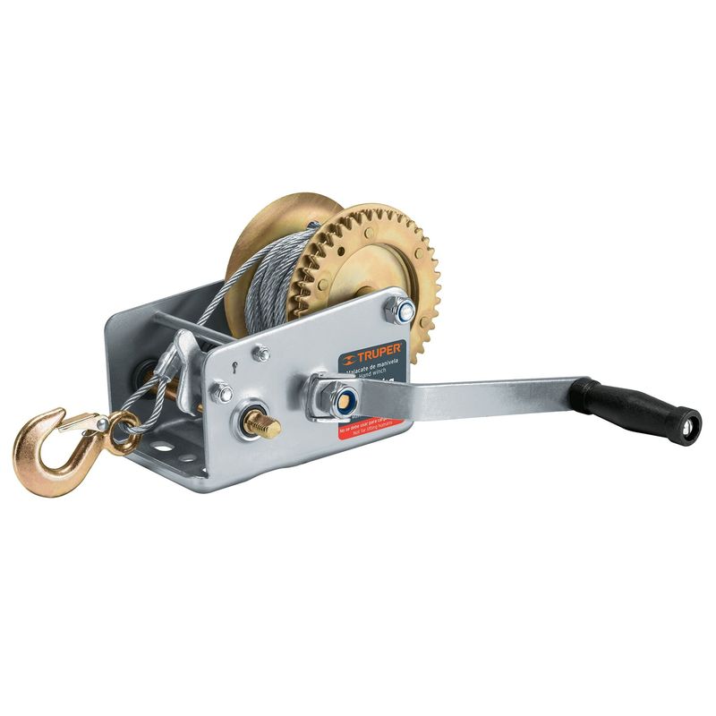 TRUPER - Templadora con ratchet de manivela 1100 kg con cable Truper