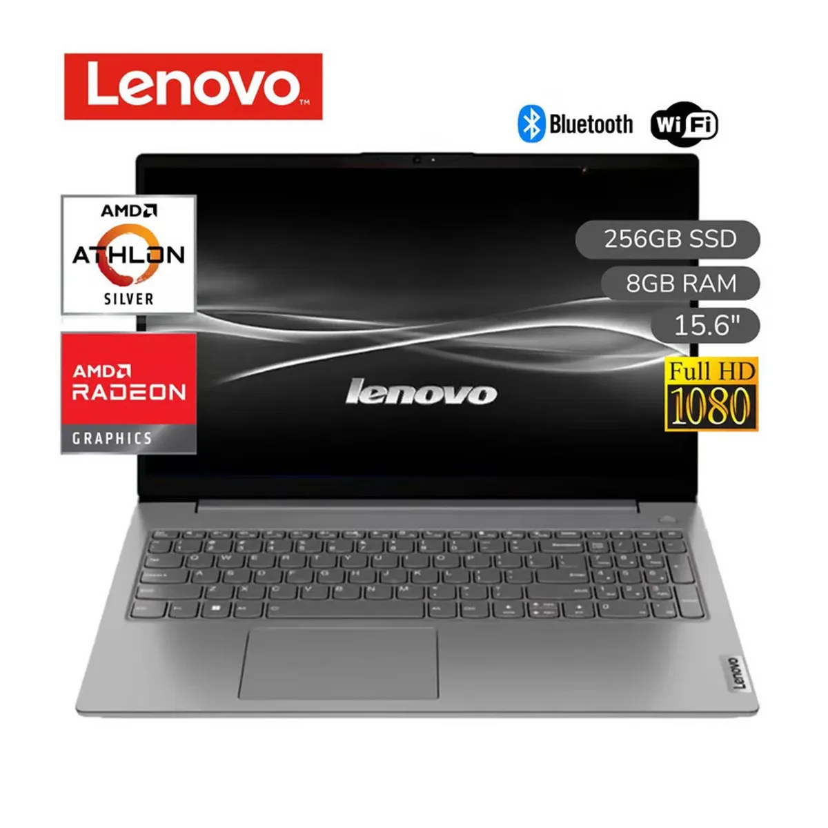 LENOVO - LAPTOP LENOVO AMD ATHLON™ SILVER 7120U 8GB RAM 256GB SSD 156 FHD FREEDOS V15 G4 AMN 82YU00X5LM