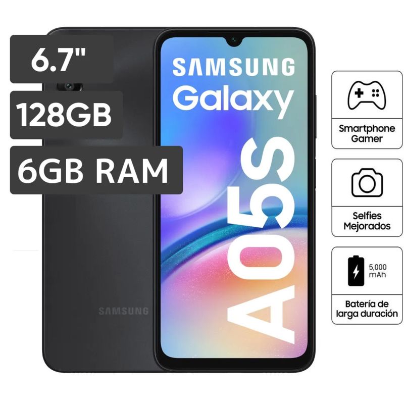 SAMSUNG - CELULAR SAMSUNG GALAXY A05S 128GB ROM 6GB RAM 50MPX
