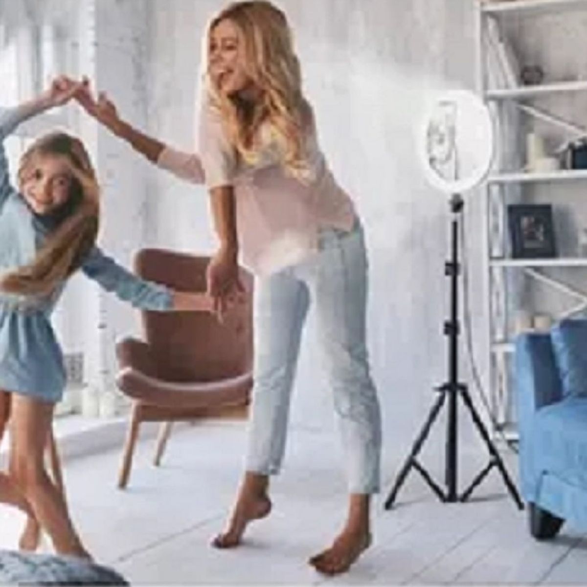 GENERICO - Aro luz Led Anillo 30 cm Fotografia Video + Tripode 2.1 Metros