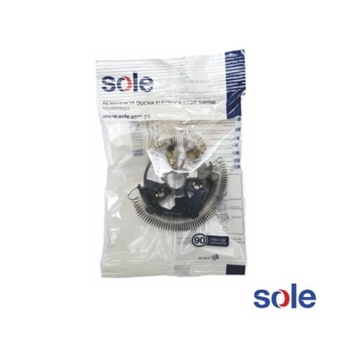 SOLE - RESISTENCIA ELÉCTRICA SOLE PARA DUCHAS MODELO EVOLUCIÓN 3T Y SOLUCIÓN