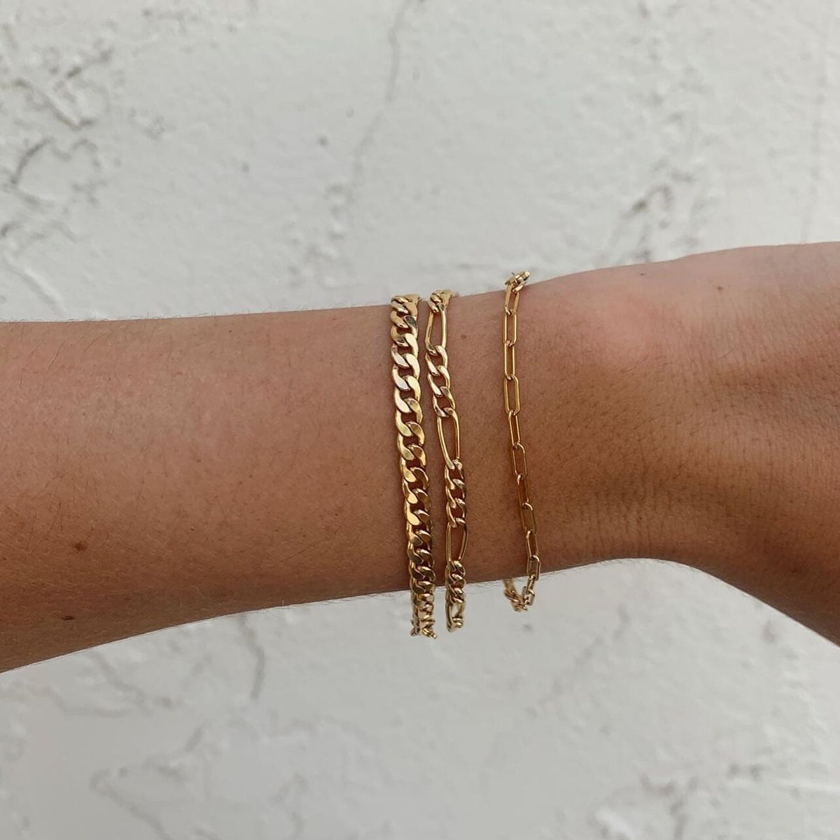 GENERICO - Pack x 3 pulseras básicas Naif Jewelry