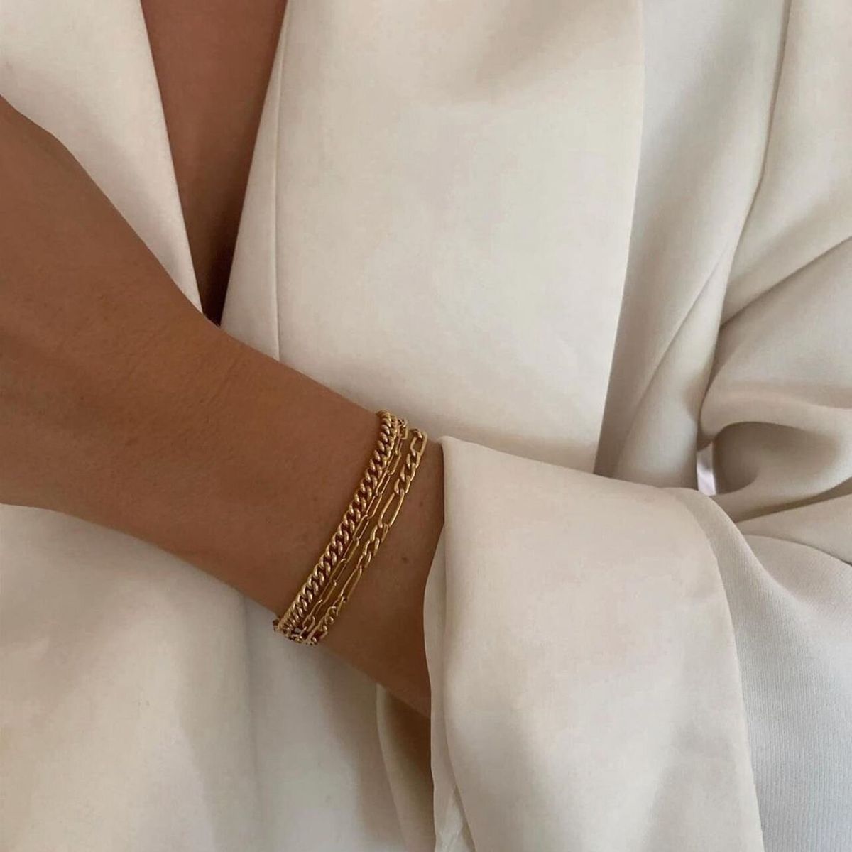 GENERICO - Pack x 3 pulseras básicas Naif Jewelry