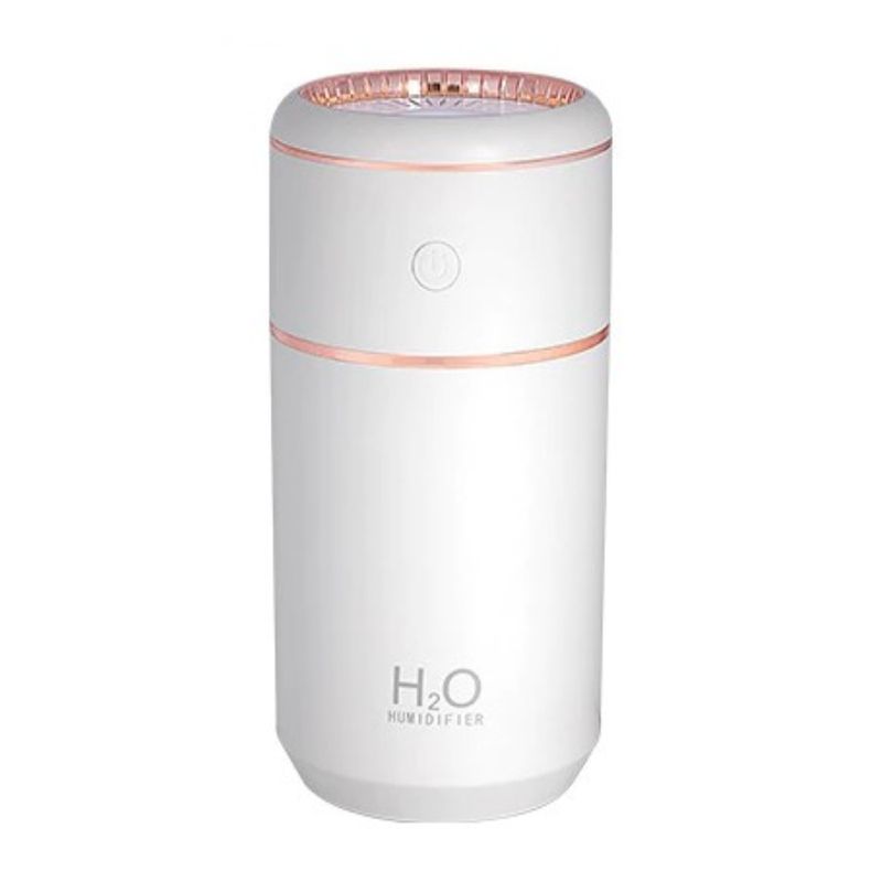 GENERICO - Humidificador Difusor Geller Blanco con luces Led - 350ml
