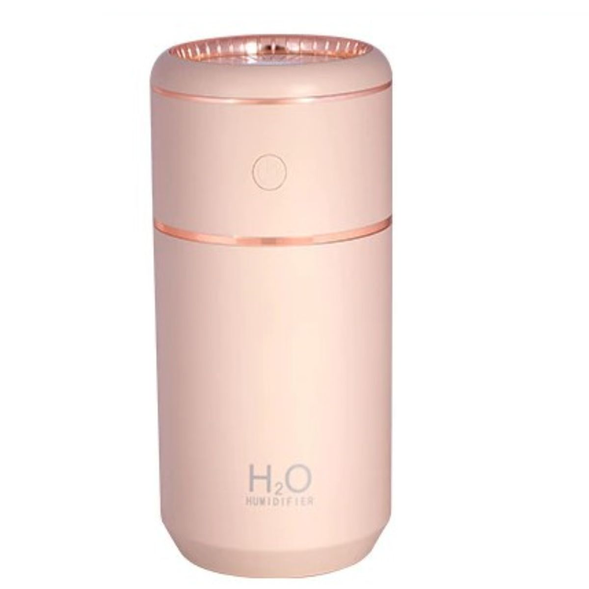 GENERICO - Humidificador con luces Led - Usb 350ml - Rosado