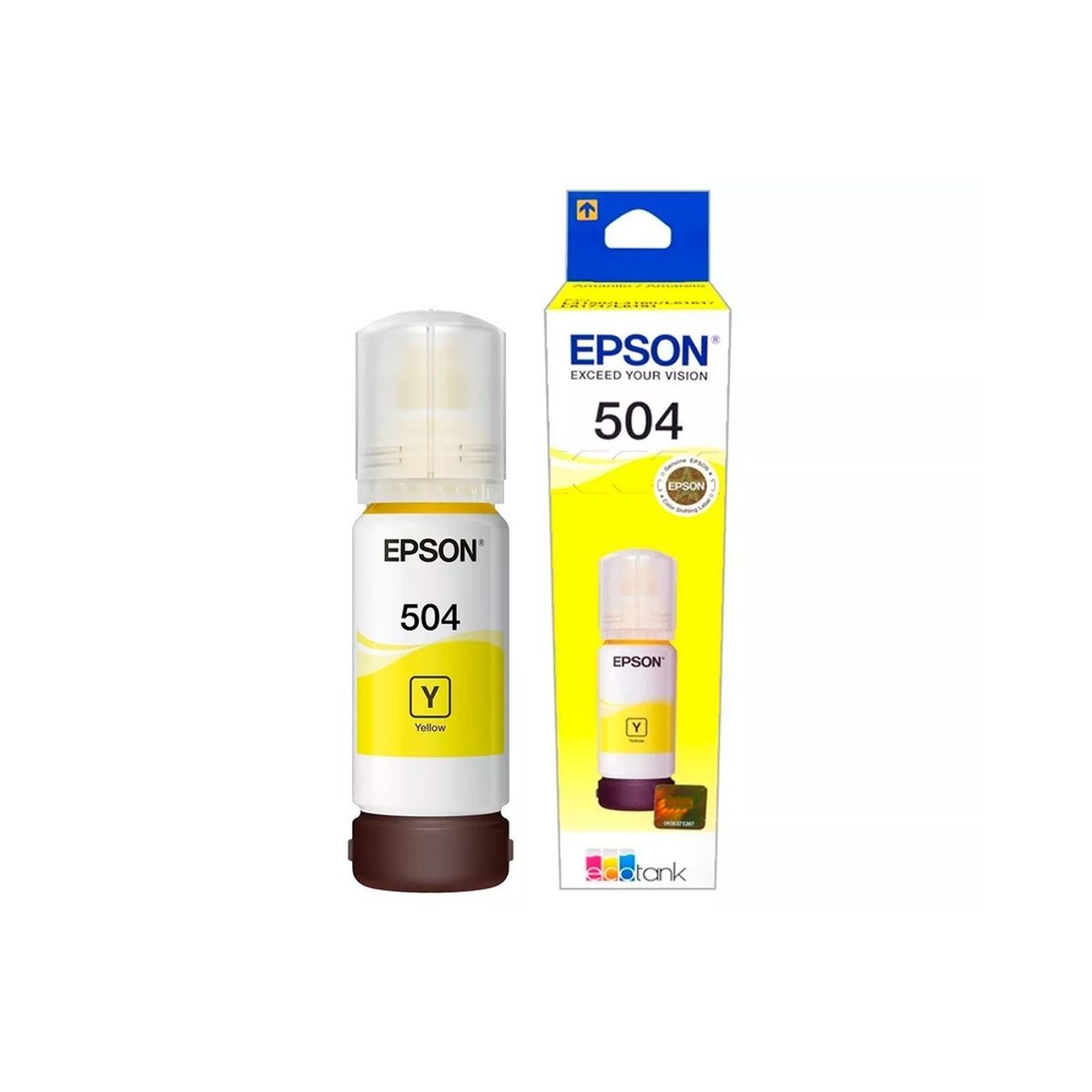 EPSON - Tinta Epson T504 504 Original AMARILLA L4150 L4160 L4260 L6191