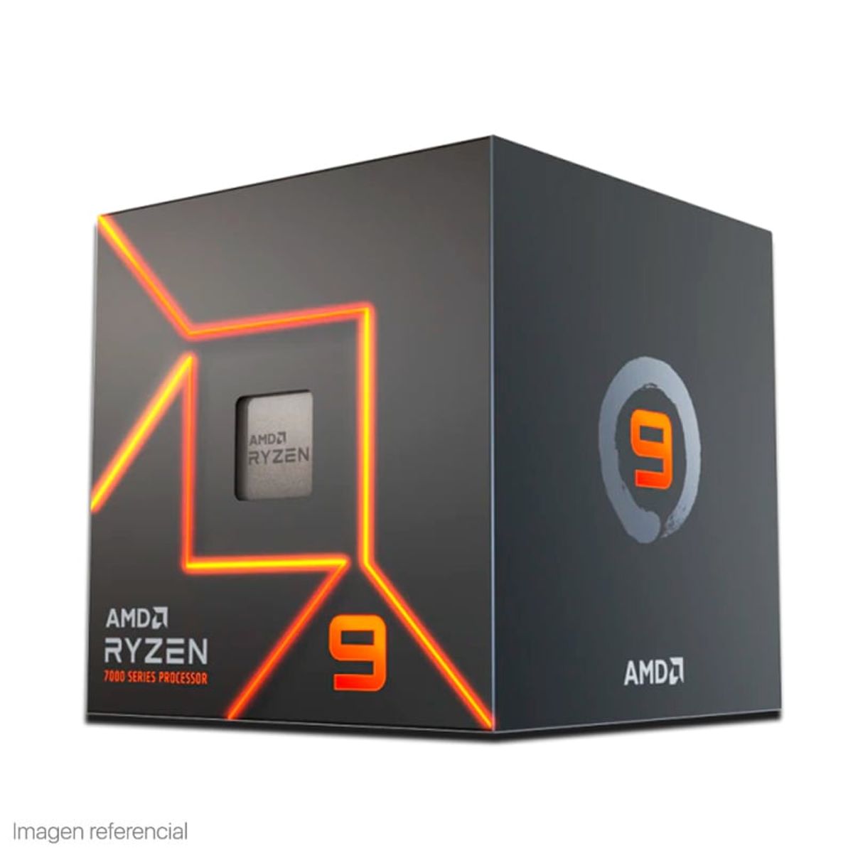 AMD - PROCESADOR AMD RYZEN 9 7900/3.7GHZ/AM5 P/N: 100-100000590BOX