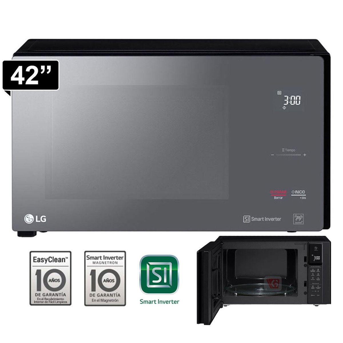 LG - Horno Microonda LG NeoChef 42 Litros MS4296DIR
