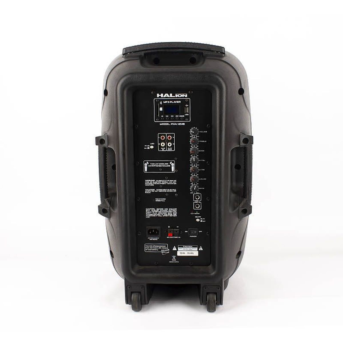 HALION - PARLANTE ACTIVO HALION PHA-12MB 12¨ 2UHF MIC BATERIA