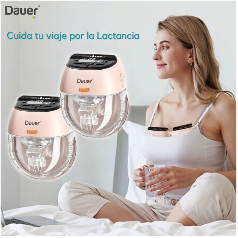 DAUER - Extractor Doble de Leche Materna Eléctrico Portátil DUAL X2