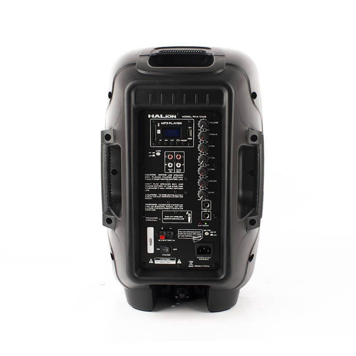 HALION - PARLANTE ACTIVO HALION PHA-10MB 1UHF MIC BATERIA