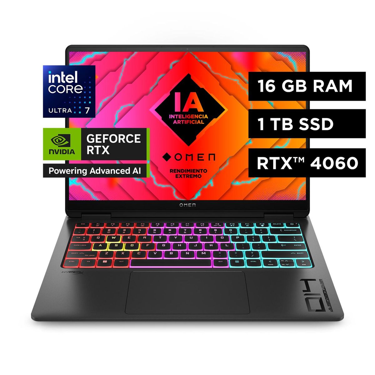 HP - Laptop HP Omen 14-fb0001la Intel Core Ultra 7 16GB 1TB IA