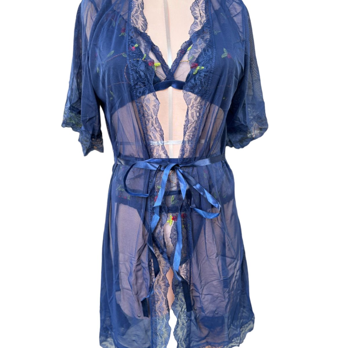 GENERICO - CONJUNTO DE LENCERIA, ROPA INTIMA 4 PIEZAS